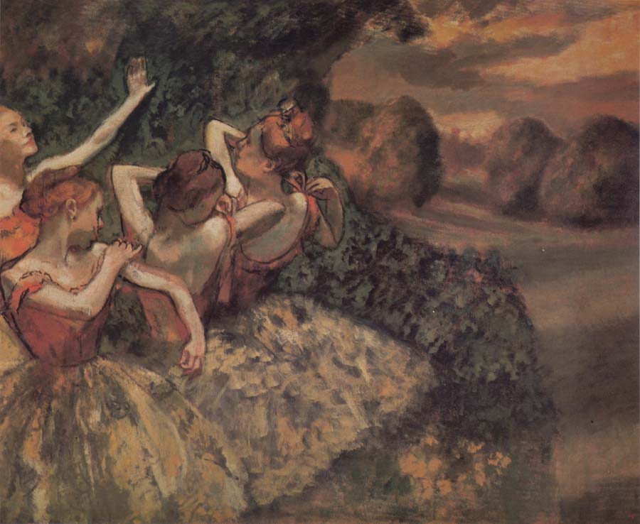 Edgar Degas Quatre Danseuses